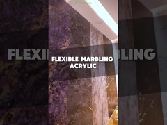Ekologiczny akrylowy panel ścienny 5D Dynamiczny marmurowy tekstura Panele ścienne Ochrona UV