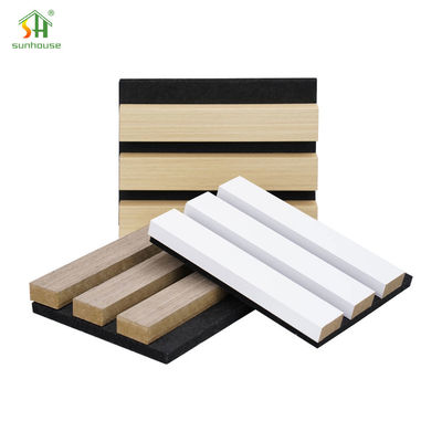 Indoor Acoustic Wall Panel Square Decorative Soundproof Wall Panels 20mm 25mm