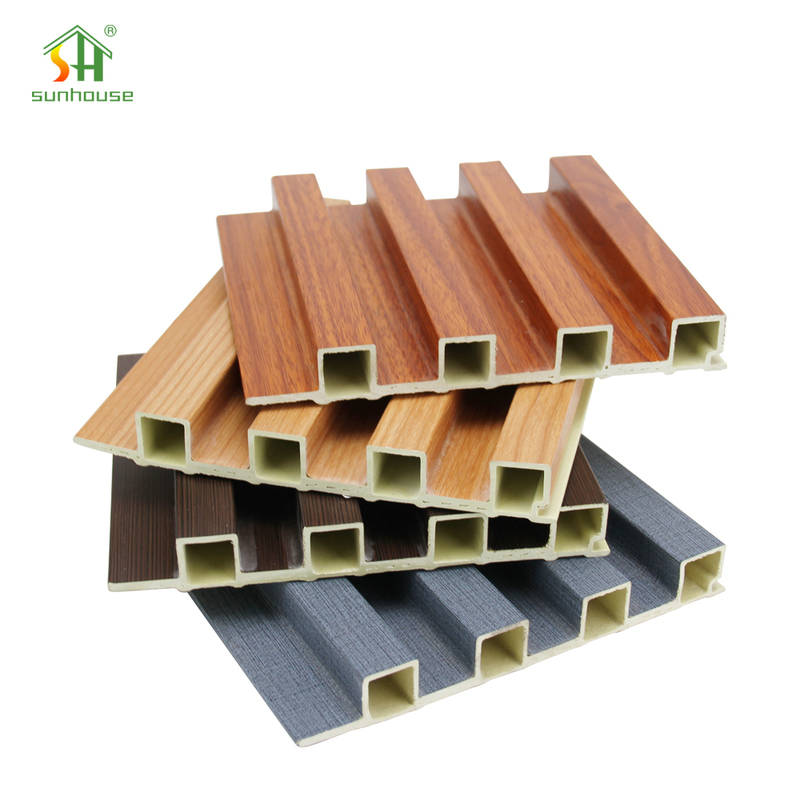 Fire Retardant WPC Wall Panel with 30 Years Service Life and 100% Recycled Wood Plastic Composite Cladding