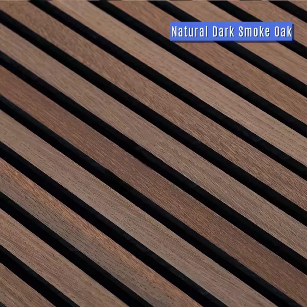 Sunhouse Modern Design Akupanel Wooden Slat Acoustic Panels Soundproof Diffusion Wall Panel for Living Room