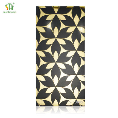 5D niestandardowe akrylowe panele ścienne Efekt marmurowy Okładziny ścienne 1220x2440mm