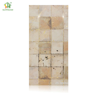 Niestandardowe płyty ścienne odporne na wilgoć PMMA Efekt marmurowania Płyty akrylowe do łazienki