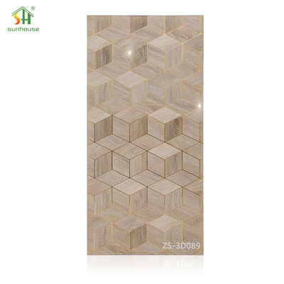 Ekologiczny 4x8ft marmurowy akrylowy panel ścienny 8mm/10mm grubość