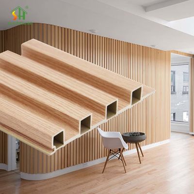Dobra cena. 30 Years Service Life 100% Recycled Fire Retardant WPC Wall Panel Wood Plastic Composite Panel for Indoor and Exterior Wall Decoration w Internecie