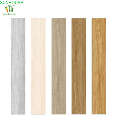 6mm SPC Kamień Plastikowy Kompozytowy Podłoga 7x48 Cal Wodoodporna Antypoślizgowa R9 Ognioodporna Klasa B do użytku mieszkalnego i lekkiego komercyjnego