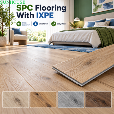 Dobra cena. Wysokiej gęstości podłogi SPC Click Rigid Core Vinyl Plank z stabilną strukturą rdzenia dla hurtowych projektów podłogowych w Internecie